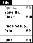 File Menu